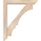 Ekena Millwork Balboa Slat Smooth Bracket w/ Offset Brace, Douglas Fir, 5 1/2"W x 32"D x 38"H BKT0604X32X38BOA06SDF - alternate 4